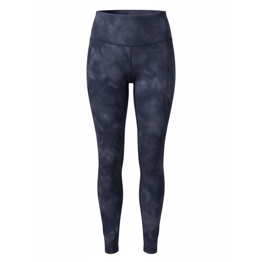 Women's Lululemon Wunder Train High-Rise Tight 25" Diamond Dye Naval Blue,Size 8